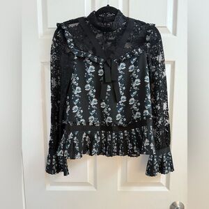 Erdem x H&M Victorian Style Top, RARE, NWT, SIZE 2